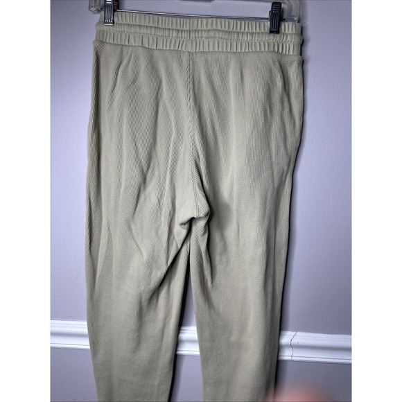 Haven Well Within Women's SM Waffle Joggers Pull On Blue Organic Cotton Pockets - Picture 9 of 12